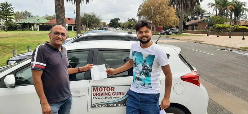 Motor Driving Guru learner moment 1
