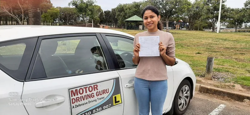 Motor Driving Guru learner moment 14