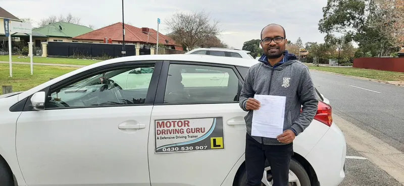 Motor Driving Guru learner moment 8